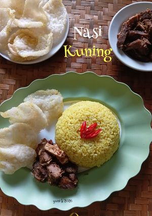 Foto resep Nasi Kuning Bumbu Instan