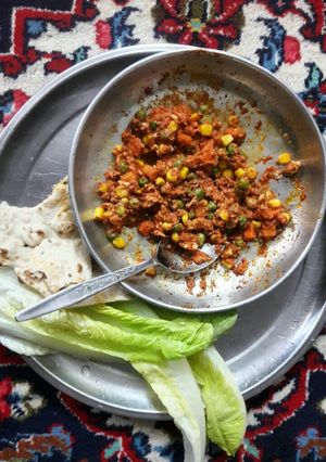 عکسی از دستور یه غذای ابتکاری خودم پز
