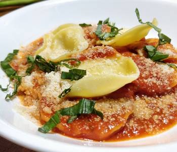 Without Fail Prepare Recipe Tortellini Pasta in Red Sauce Home Style