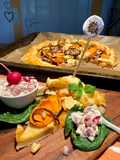 Gemüsetarte mit Radieschen-Creme
