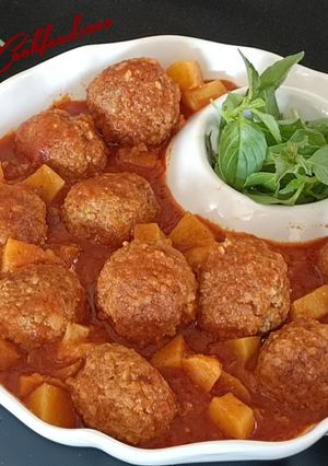 عکسی از دستور کوفته باتمان