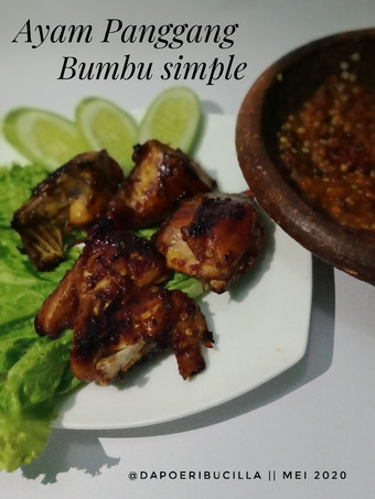 Bagaimana Menyiapkan (05)Ayam panggang bumbu simple Menu Enak Dan Mudah Dibuat