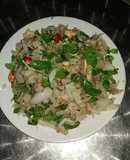 Mít trộn tôm thịt