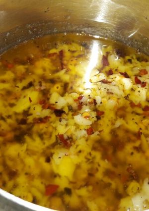 A picture of Homemade Garlic butter.