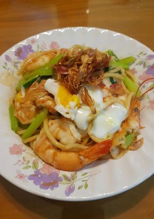 รูปของ ผัดหมี่เหลืองกุ้งสด