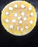 Bánh bông lan sốt trứng, chà bông, phô mai