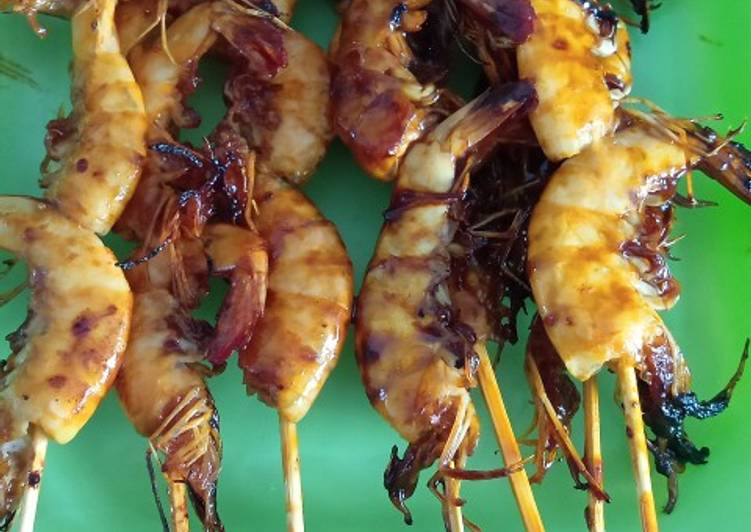 Udang asam manis panggang