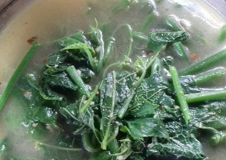Resep 50.2. Bobor Daun Labu siam, Enak
