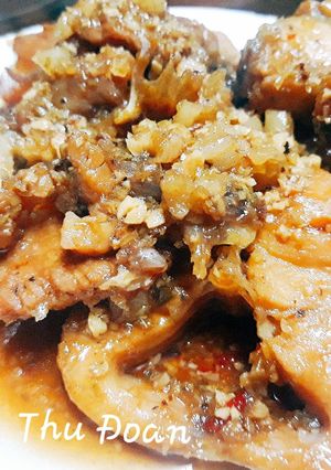 Hình của món Cá lóc kho xả ớt.