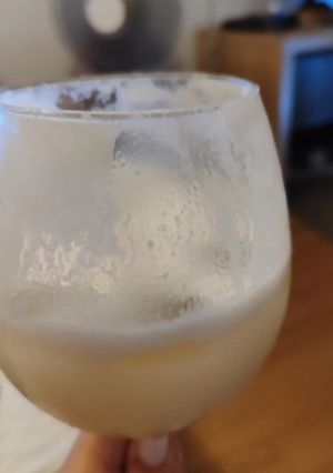Foto de Limoncello spritz com espuma de limão