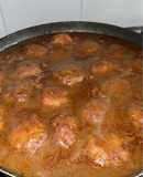 Albóndigas con salsa española