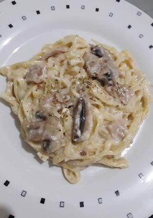 Foto resep Fettuccine carbonara