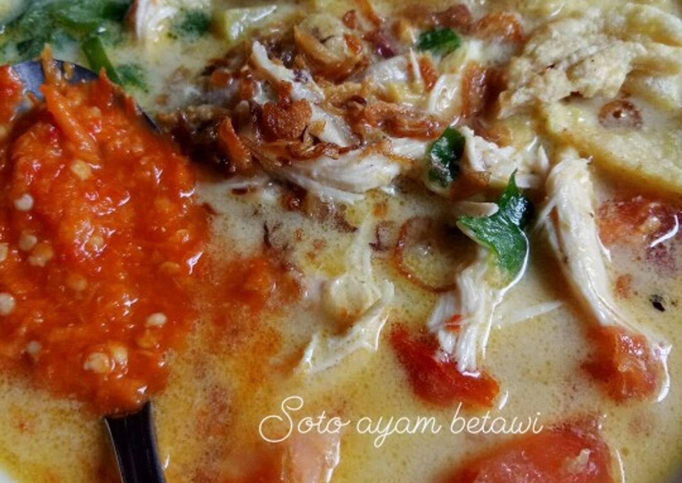 Soto ayam santan betawi