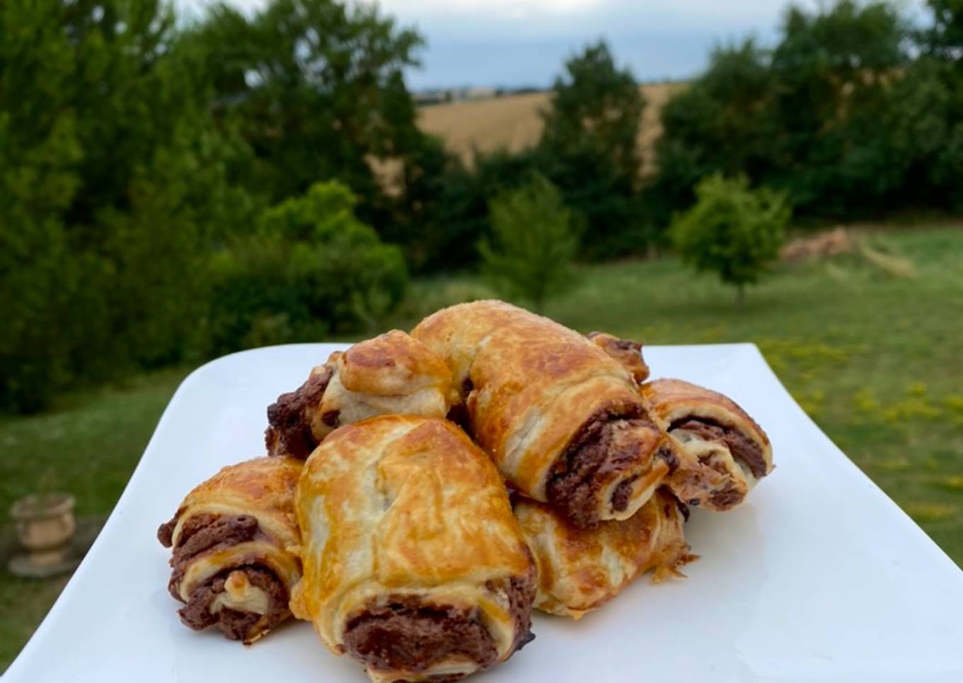 Feuilletés au chocolat