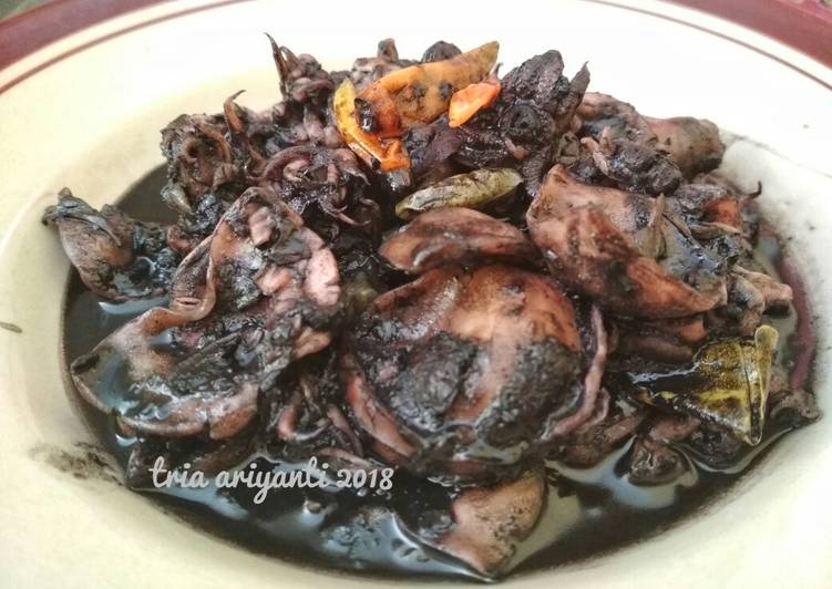 Resep Cumi Kuah Hitam Kental, Enak
