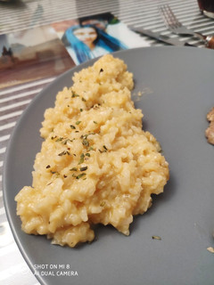 Una foto de Risotto a los quesos