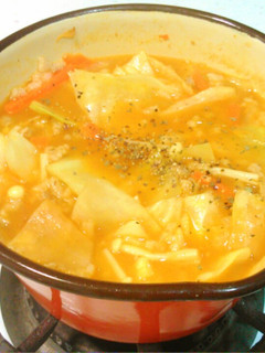 義式蔬菜肉粥 的食譜成品照片
