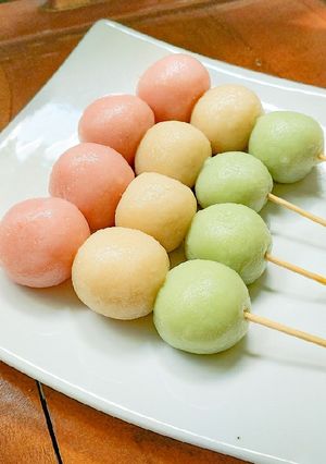 Foto resep 🇯🇵 Hanami Dango (花見団子) 🍡