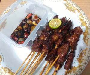 Resep mudah Sate Kambing Yummy Mantul