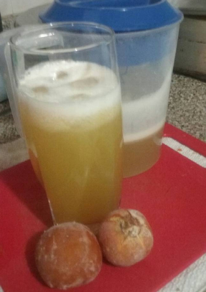 Una foto de Agua de naranjilla (lulo)