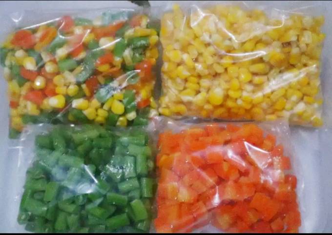 Resep Frozen mix vegetables Anti Gagal