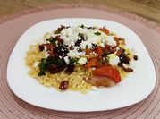 Una foto de ensalada bulgur