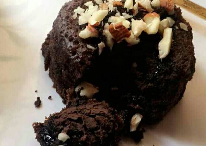 Steps to Prepare Ultimate Dark chocolate walnut almond cake