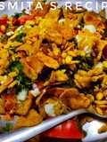 Leftover chapati curd chat