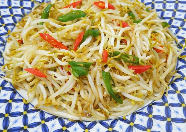 Resep Tumis Taoge Teri Medan oleh yashella tirana - Cookpad