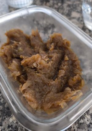 Una foto de Cebolla Caramelizada en robot Mambo
