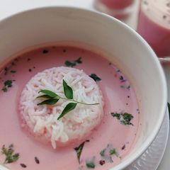 A picture of Kokum Coconut Kadhi.