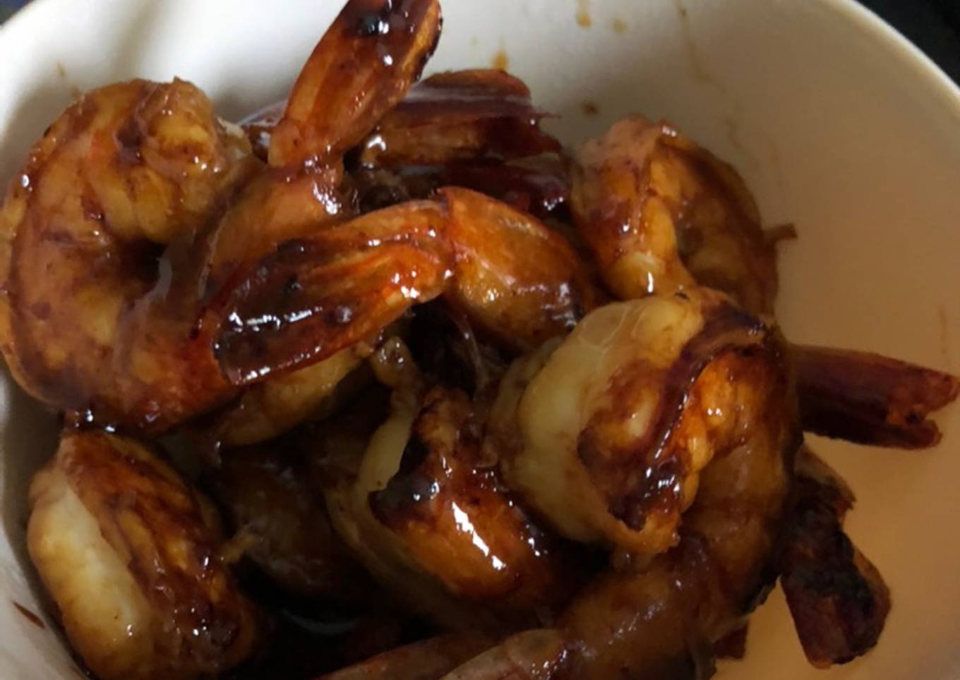 Udang bakar madu teflon