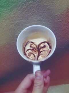 Hình của món Kem trứng cacao.
