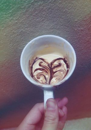 Hình của món Kem trứng cacao.
