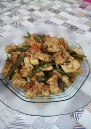 Foto resep Tumis cabe tahu tempe
