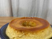 Una foto de flan airfryer
