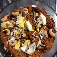A picture of Gajar ka halwa.