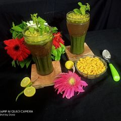 A picture of Pudina Jaljeera.