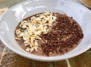 A picture of fat coconut milk