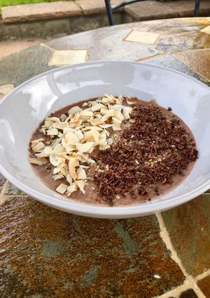A picture of Hemp and Chia Seed Chocolate Pudding.