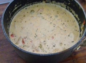 Una foto de Salsa rápida para acompañar, pasta rellenas
