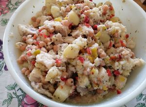 Una foto de Ensalada santa