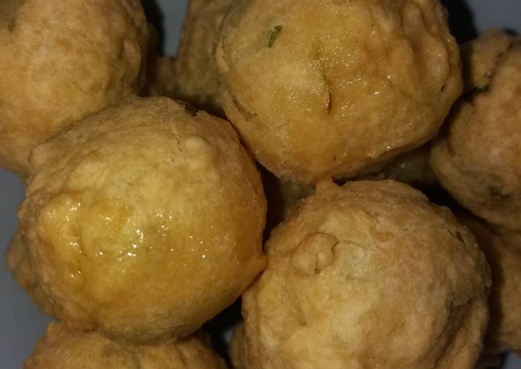 Pempek adaan daging ayam