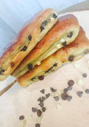 Une photo de Brioche suisse aux pépites 3 chocolats