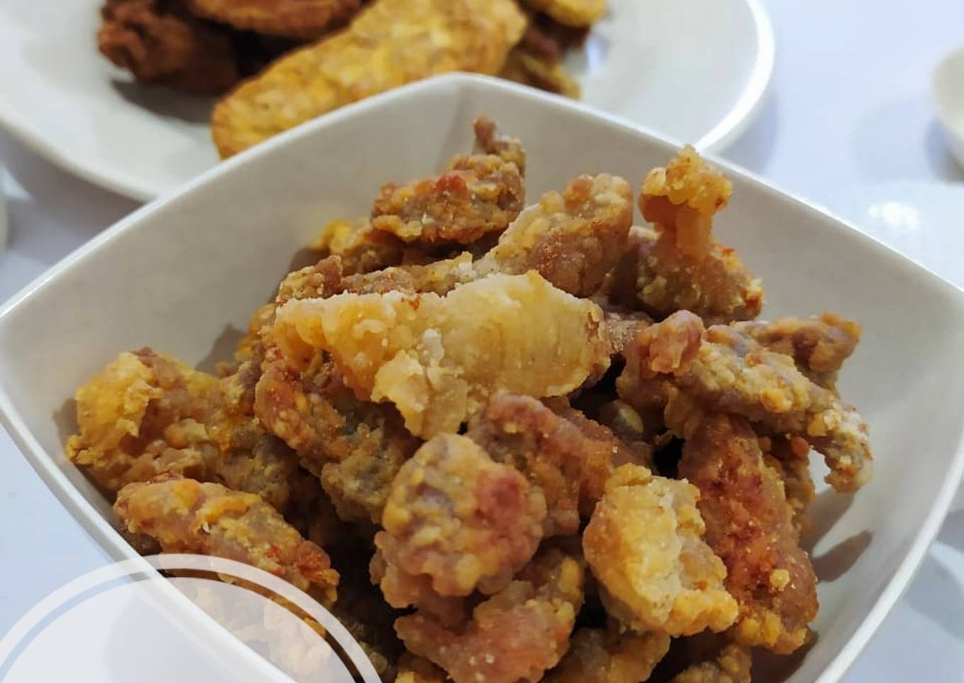 38. Ayam dipanggang dalam tepung asli