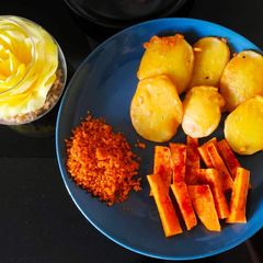 A picture of Sweet Potato - Potato Fritters ❤️.