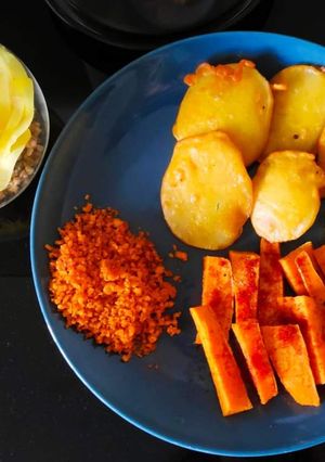 A picture of Sweet Potato - Potato Fritters ❤️.