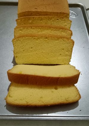Foto resep Condensed milk cotton cake only 5 bahan,RECOMENDED,soft+silky!!!