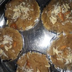 A picture of Suji halwa.