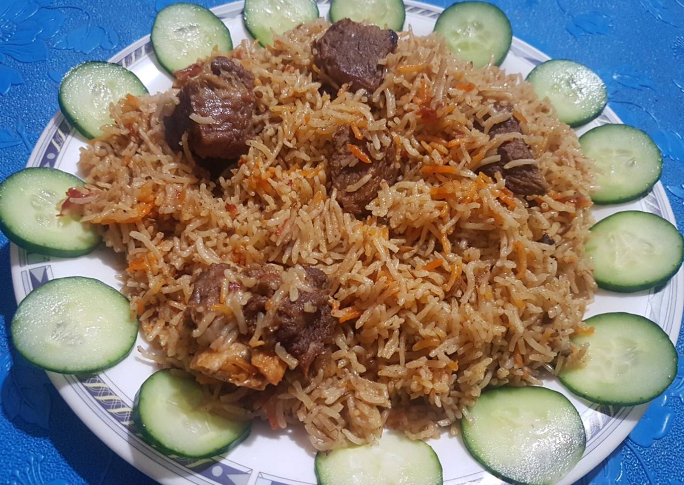 Beef mix masala biryani